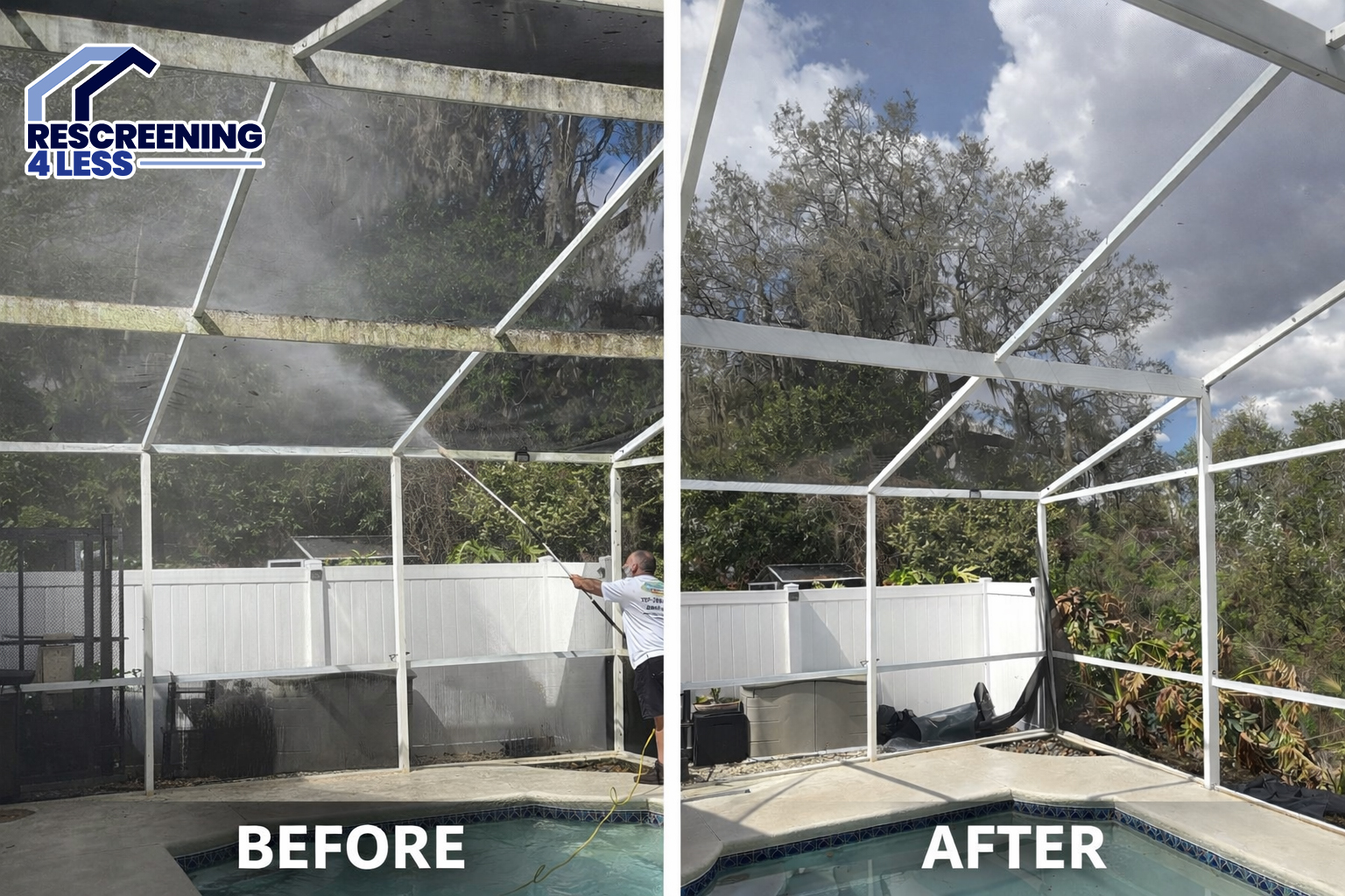 Pool Enclosure Restoration